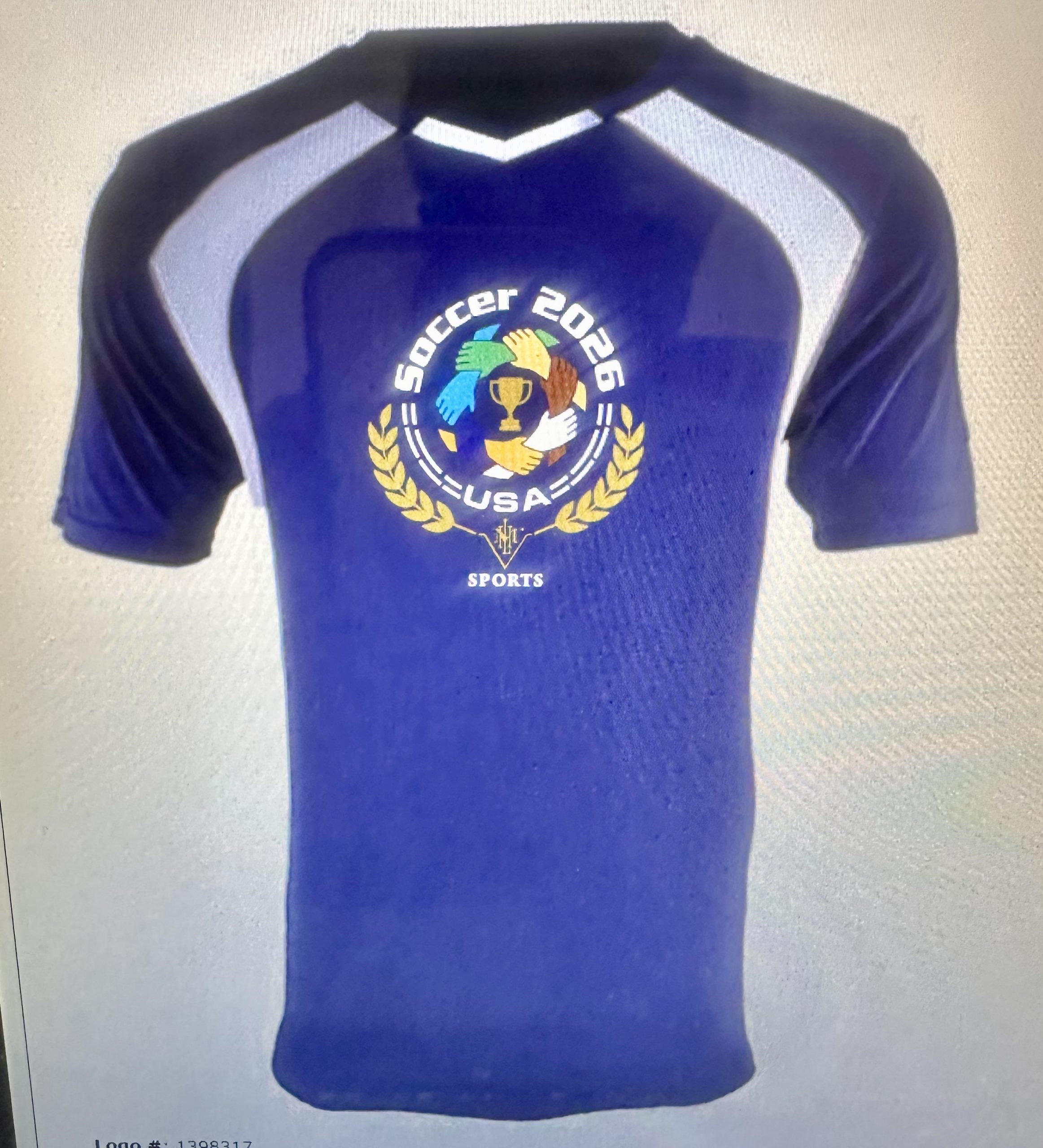 Soccer 2026 USA™ jersey Navy/White