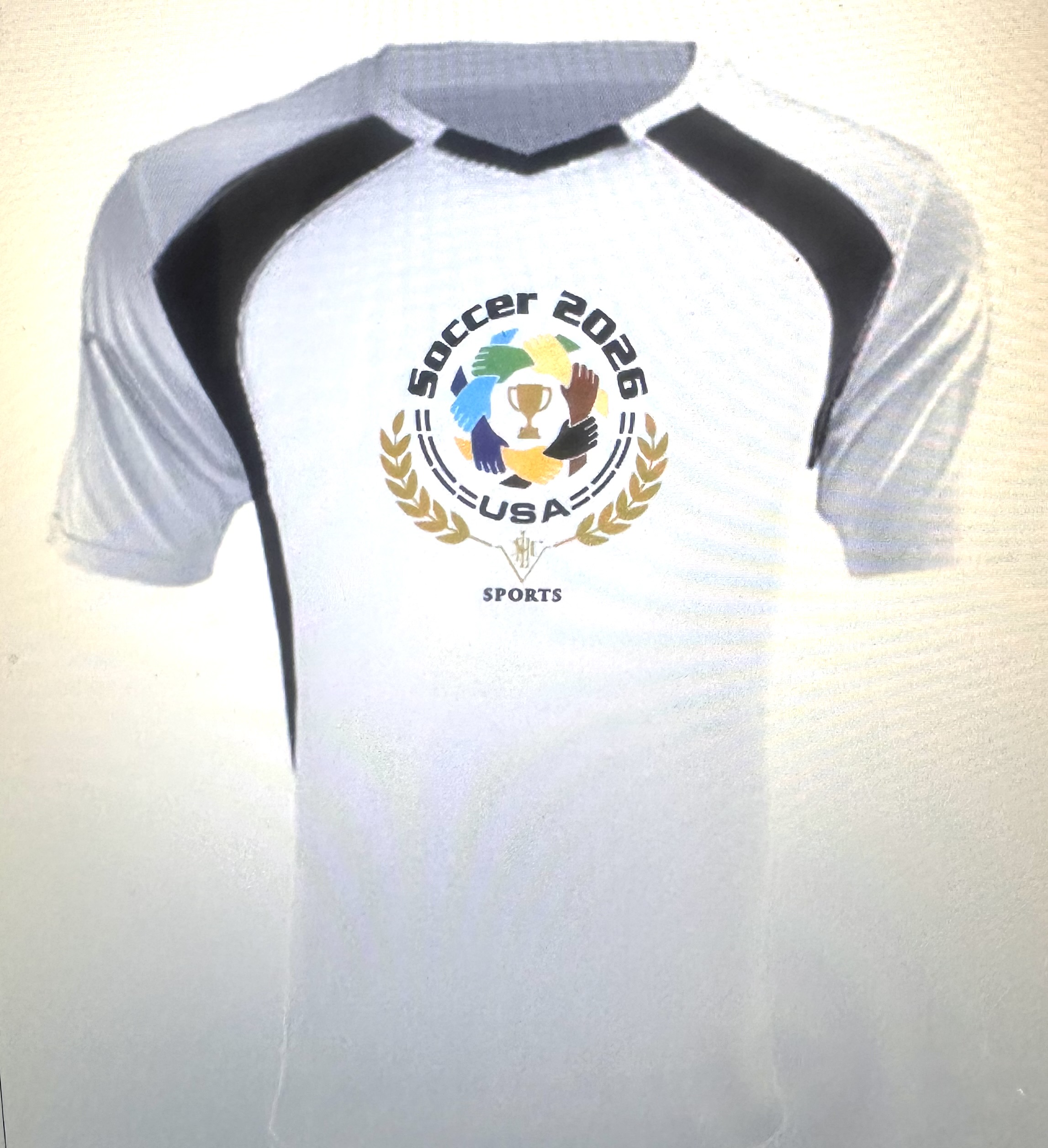 Soccer 2026 USA™ jersey White/Black
